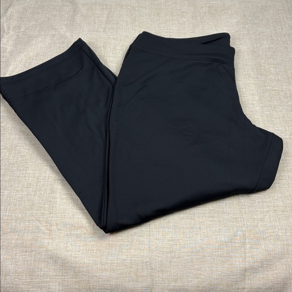 Land’s‎ End Women’s 2X Black Pull-on Pockets Polartec Fleece Pant